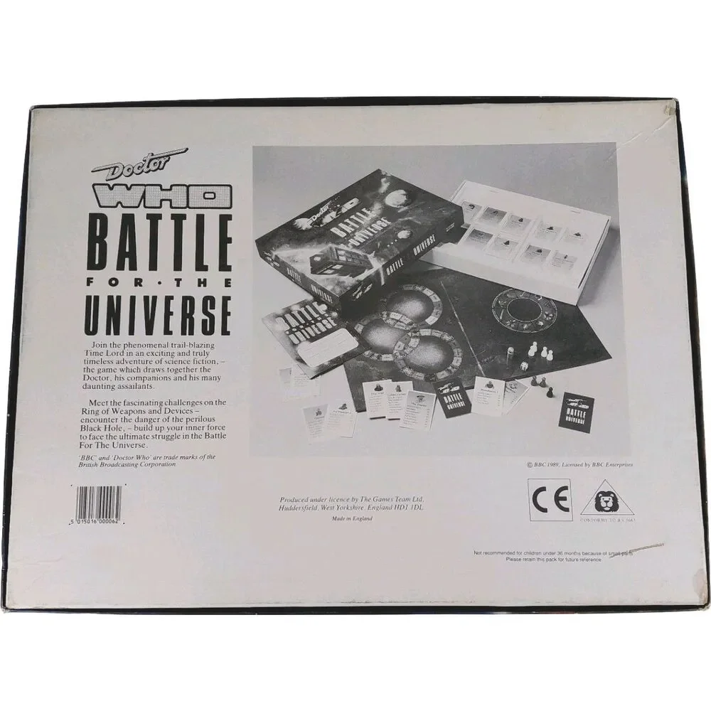 BBC Boardgame Doctor Who  Battle for the Universe Box GUC